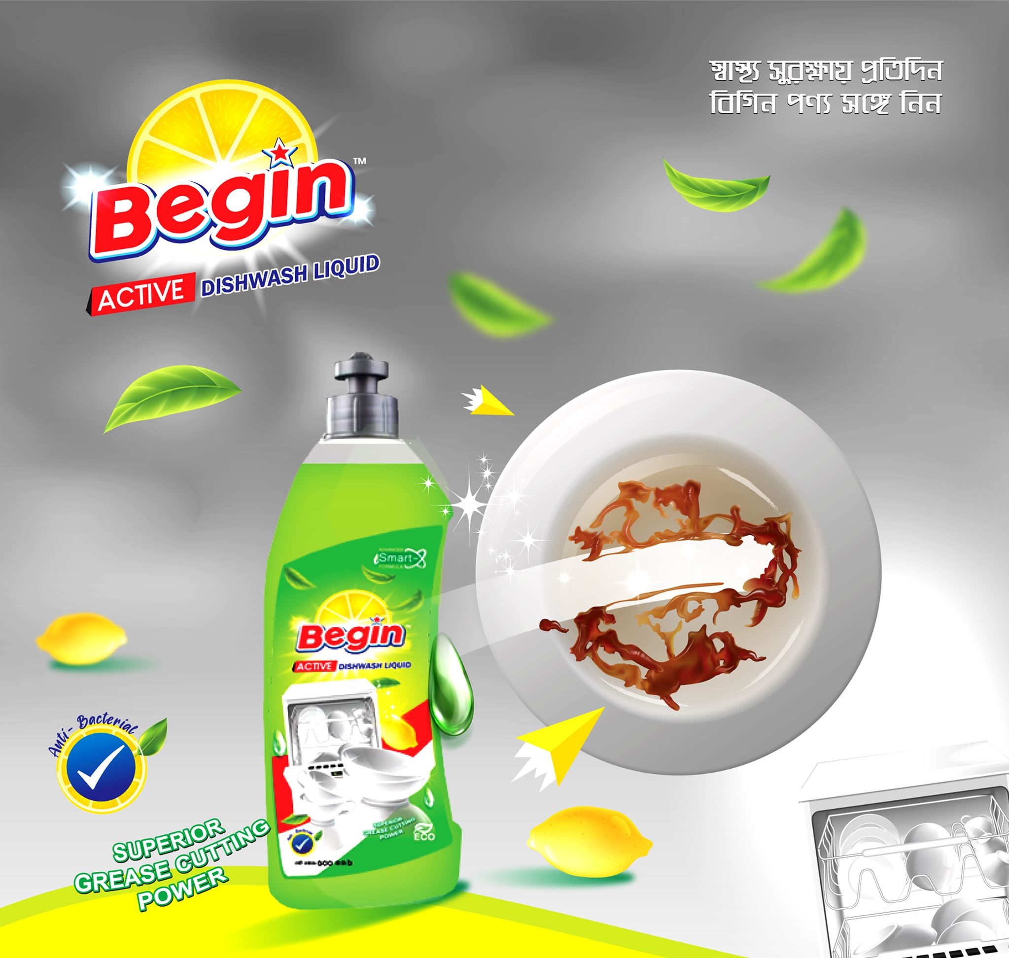 BEGIN DISH WASH LIQUID - 500ml